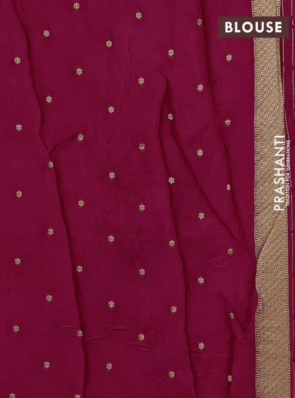 Art kota silk saree pink with allover zari woven buttas and floral zari woven butta border