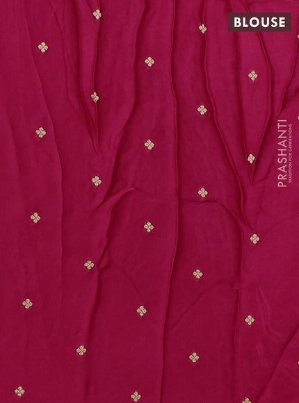 Art kota silk saree pink with allover zari woven buttas and floral zari woven butta border