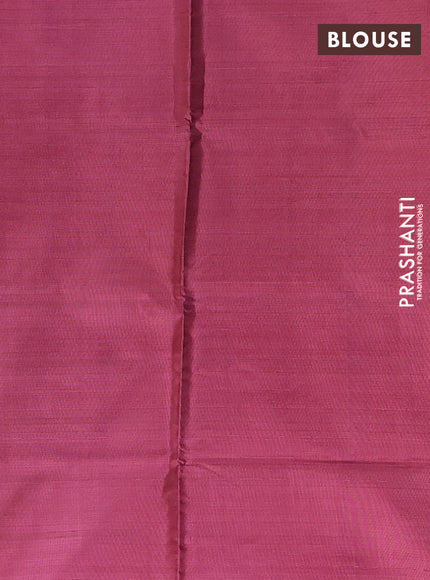 Banana pith saree mustard yellow and maroon with allover checks & thread woven buttas and piping border