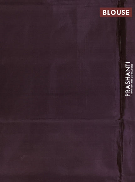 Banana pith saree peach shade and pastel purple with allover stripe pattern in borderless style