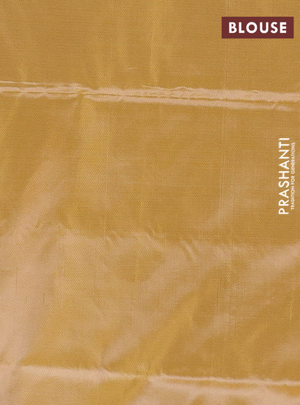 Banana pith saree violet and pale orange with thread woven buttas and simple border