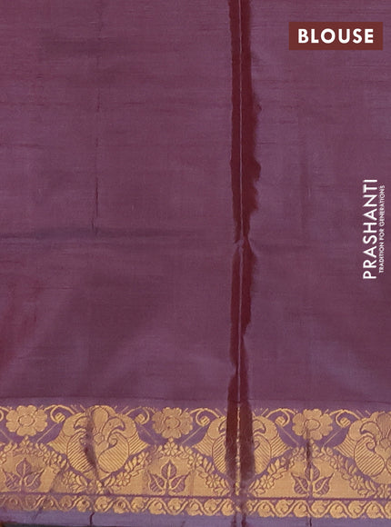 Banana pith saree maroon and dual shade of maroon with thread woven buttas and zari woven buttas