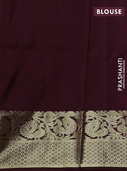 Venkatagiri silk saree deep maroon with zari woven buttas and rich zari woven border