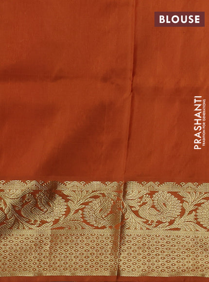 Venkatagiri silk saree honey shade with zari woven buttas and rich zari woven border
