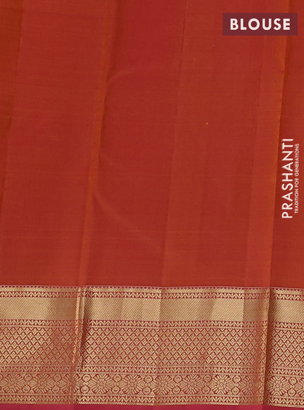 Pure kanchipuram silk saree yellow and pink with allover zari weaves & 1000 buttas and zari woven border