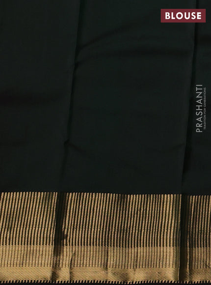 Pure kanchipuram silk saree green with allover zari woven 1000 buttas and zari woven border
