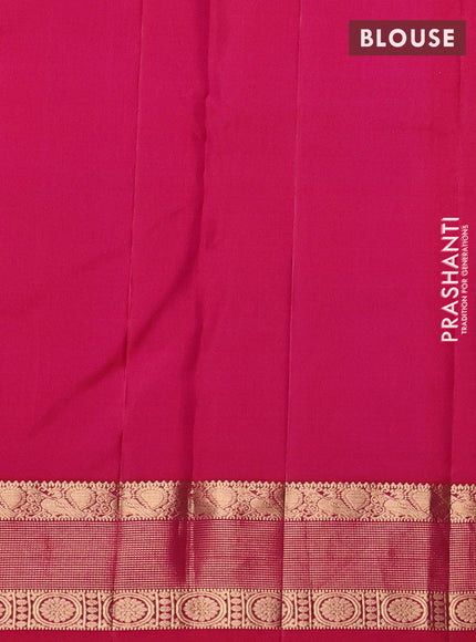 Pure kanchipuram silk saree pink with allover zari woven 1000 buttas and zari woven border