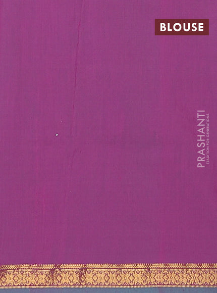 Semi maheswari cotton saree green and dual shade of pink with zari woven buttas and small zari woven border