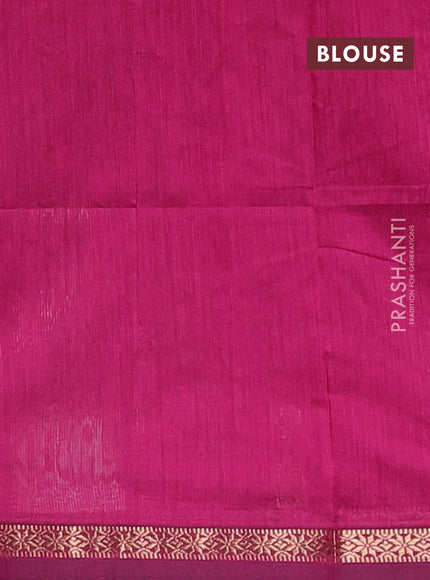 Semi maheswari cotton saree green and pink with zari woven buttas and small zari woven border