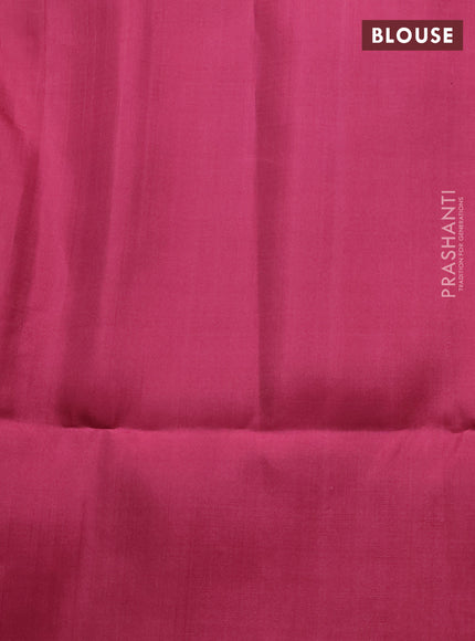 Pure soft silk saree pastel maroon with zari woven buttas and zari woven border