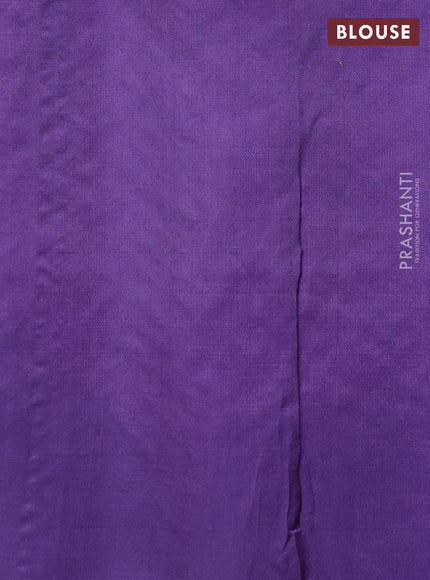 Pure soft silk saree lavender with allover zari woven buttas and zari woven border