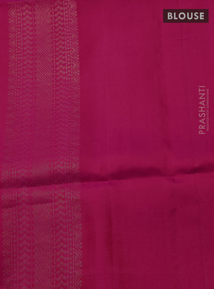 Pure soft silk saree pink with zari woven buttas and rich zari woven border