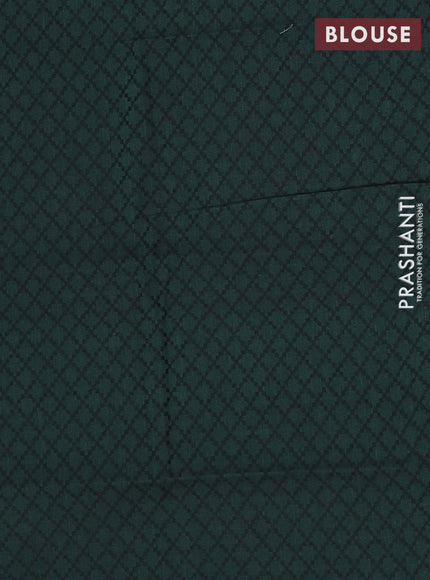 Chettinad cotton saree dual shade of pinkish green and peacock green with thread woven buttas and thread woven border