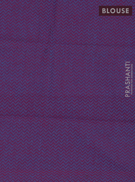 Chettinad cotton saree pink and purple with thread woven buttas and thread woven border