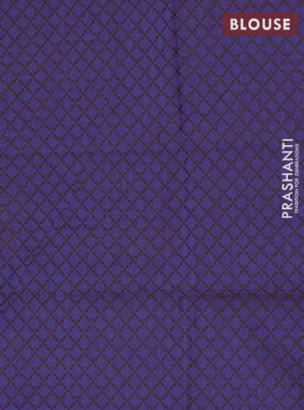 Chettinad cotton saree lime yellow and blue with thread woven buttas and thread woven border
