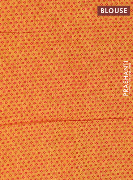 Chettinad cotton saree maroon shade and mustard yellow with thread woven buttas and thread & zari woven border