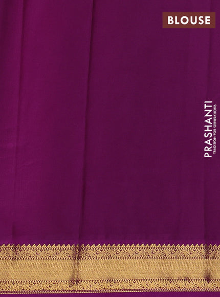 Semi kanchipuram silk saree lotus pink and pink with zari woven buttas and zari woven border