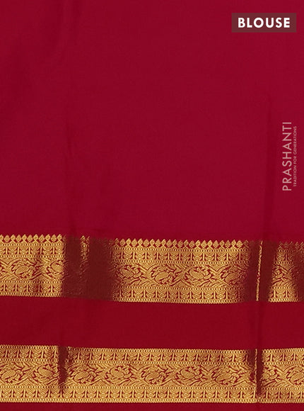 Semi kanchipuram silk saree peach shade and pink with zari woven buttas and rettapet zari woven border