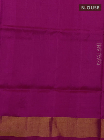 Pure uppada silk saree pink with allover silver & zari woven buttas and zari woven border