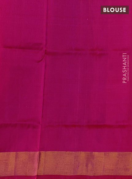 Pure uppada silk saree pink with allover silver & zari woven buttas and zari woven border