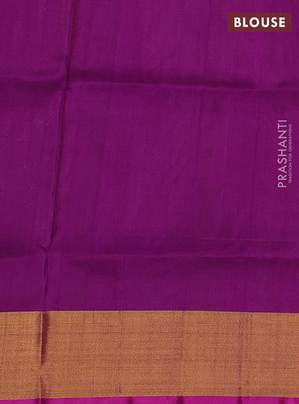 Pure uppada silk saree sandal and pink with allover silver & buttas and jamdhani weaving pallu