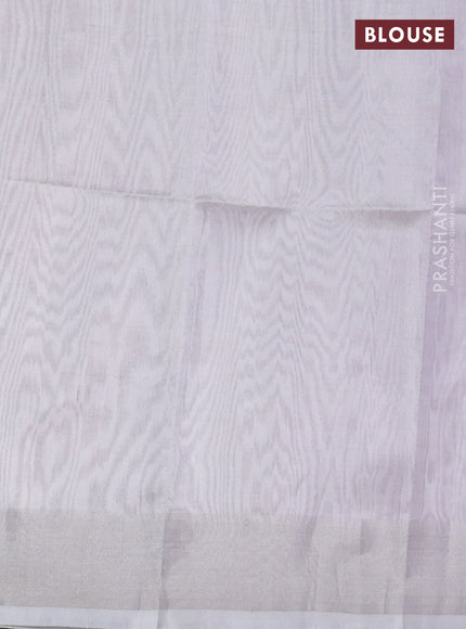 Pure uppada silk saree purple and pastel purple with allover silver coin buttas and zari woven border