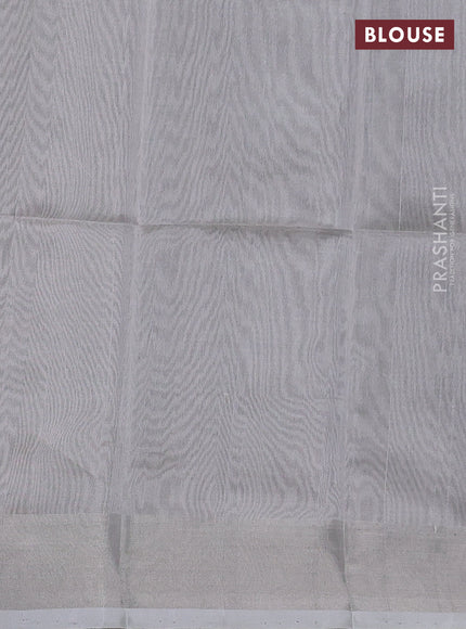 Pure uppada silk saree black and grey with allover coin buttas and zari woven border