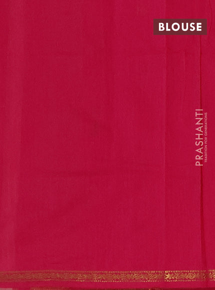Semi maheswari cotton saree pastel pink and pink with zari woven buttas and small zari woven border