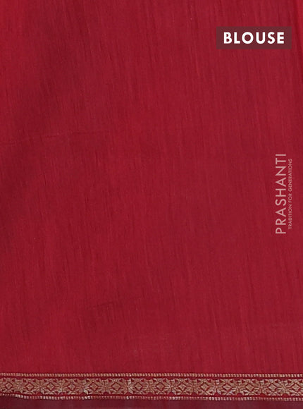 Semi maheswari cotton saree black and maroon with zari woven buttas and small zari woven border