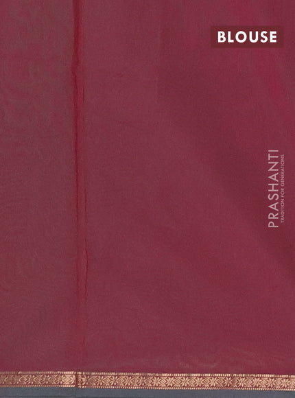 Semi maheswari cotton saree light green and pink shade with zari woven buttas and small zari woven border