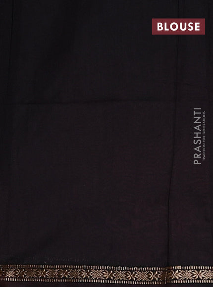 Semi maheswari cotton saree pink shade and black with zari woven buttas and small zari woven border
