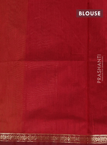 Semi maheswari cotton saree lime green and maroon with zari woven buttas and small zari woven border