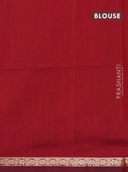 Semi maheswari cotton saree lime green and maroon with zari woven buttas and small zari woven border