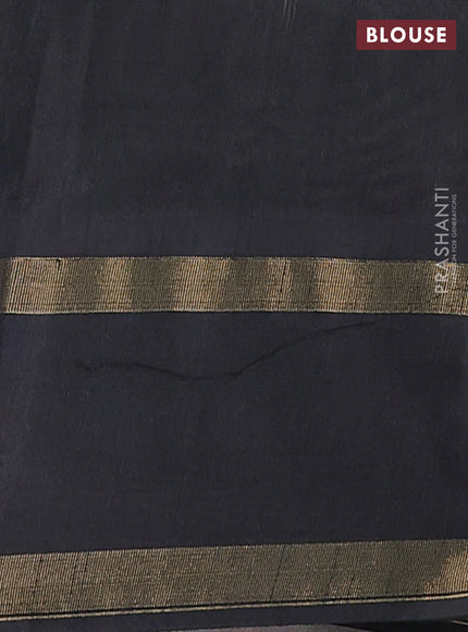 Semi dupion saree lime green and black with allover zari weaves and rettapet zari woven border