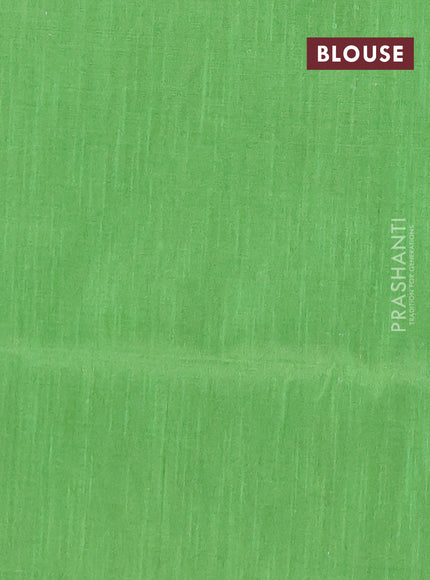 Semi dupion saree purple and light green with allover sequin work in borderless style