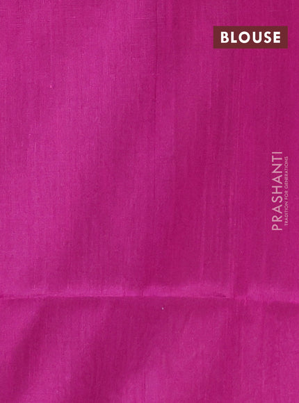Semi dupion saree pastel pink and purple with allover sequin work in borderless style