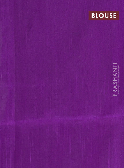 Semi dupion saree pastel green and violet with allover sequin work in borderless style