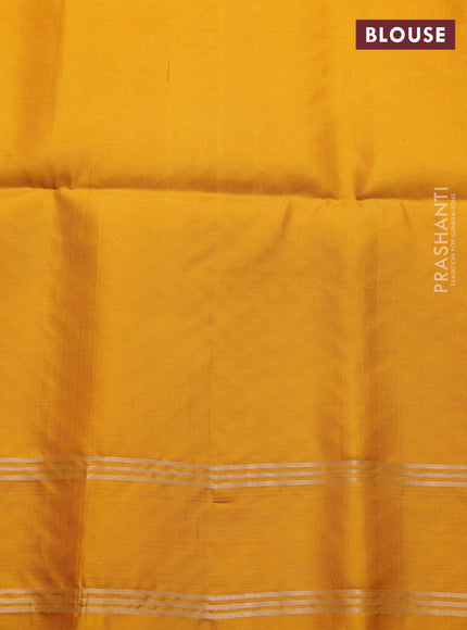 Pure soft silk saree red and yellow with allover pichwai zari woven buttas and rettapet zari woven border