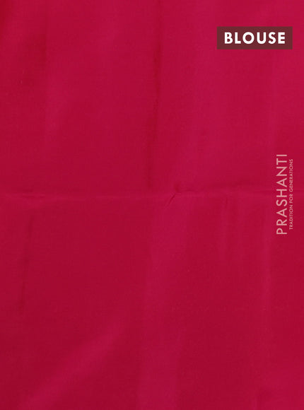 Kanchipuram soft silk saree red and pink with allover zari woven buttas and long zari woven border