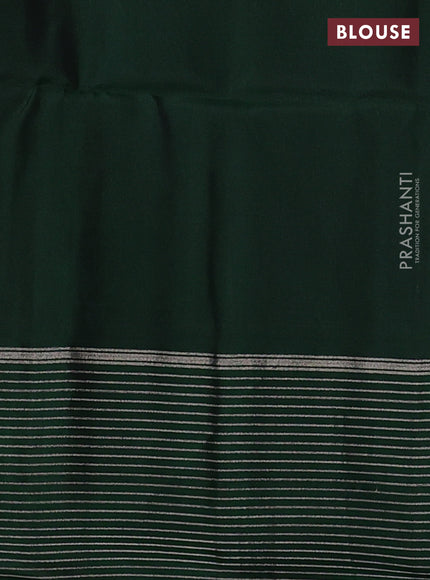 Kanchipuram soft silk saree violet and green with allover zari woven buttas and zari woven butta border