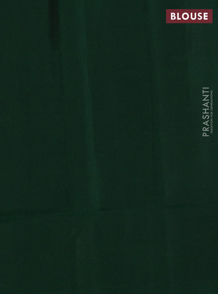 Kanchipuram soft silk saree deep maroon and green with allover zari woven buttas and long zari woven border