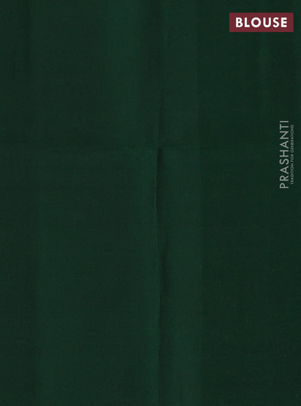 Kanchipuram soft silk saree deep maroon and green with allover zari woven buttas and long zari woven border