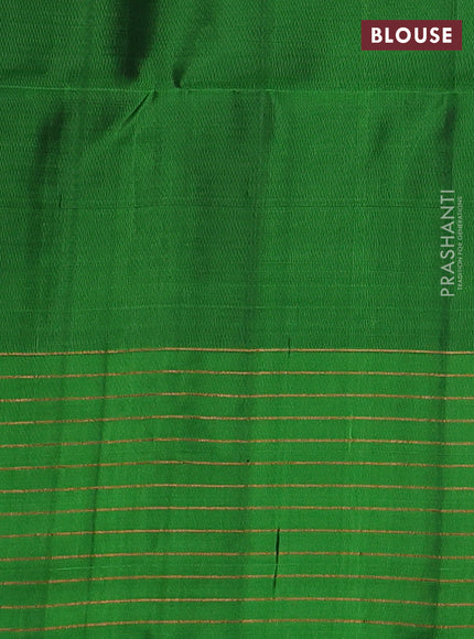 Kanchipuram soft silk saree wine shade and green with allover zari weaves & buttas and zari woven butta border