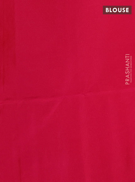 Kanchipuram soft silk saree red and pink with allover zari woven buttas and zari woven border