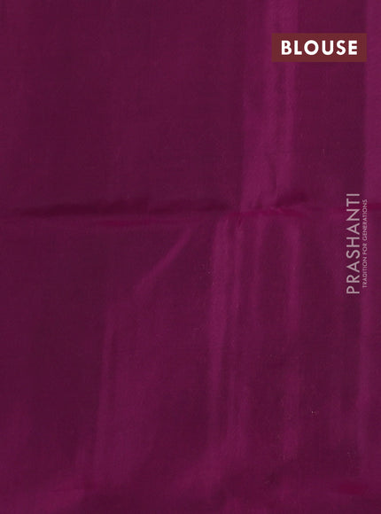 Kanchipuram soft silk saree peacock green and pink with allover zari woven buttas and zari woven border