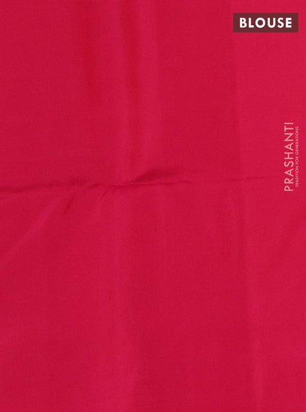 Kanchipuram soft silk saree sunset orange and pink with allover zari woven buttas and zari wovenn border