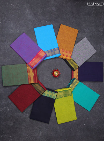 Chettinad cotton blouse bits multi colour and pack of 10