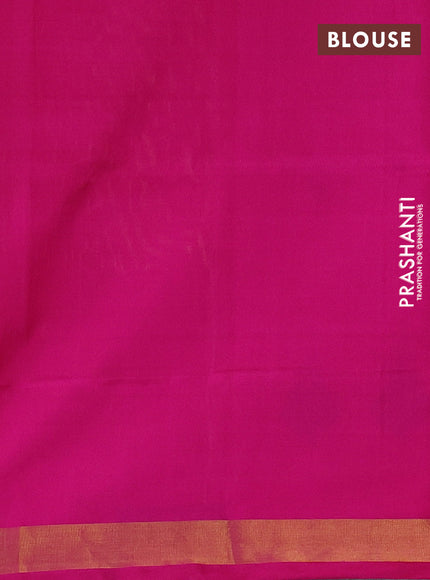 Rajkot patola silk saree mustard green and pink with allover ikat buttas and ikat woven zari border