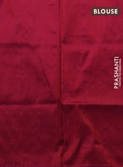 Pochampally silk saree pink shade with allover ikat weaves and simple border