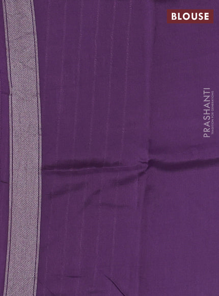 Banarasi raw silk saree lavender with allover silver zari woven paithani weaves and zari woven border